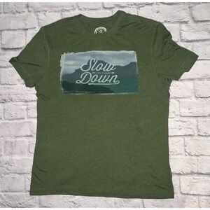 Life Is Good Mens Size Medium Slow Down Tshirt